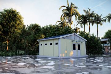 33 m² Prefabrik Tuvalet